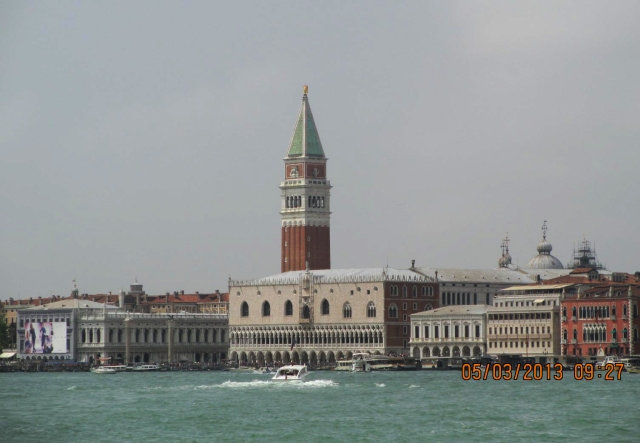 first glimpse of San Marco